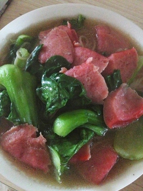 青菜火腿面