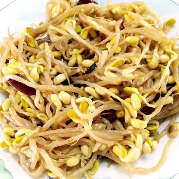 辣炒黄豆芽
