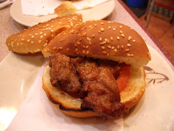 鸡腿汉堡