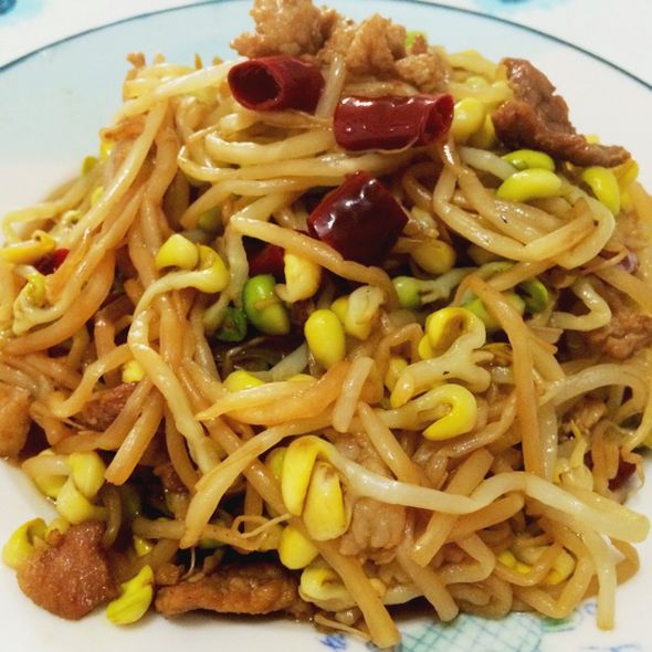 辣炒豆芽