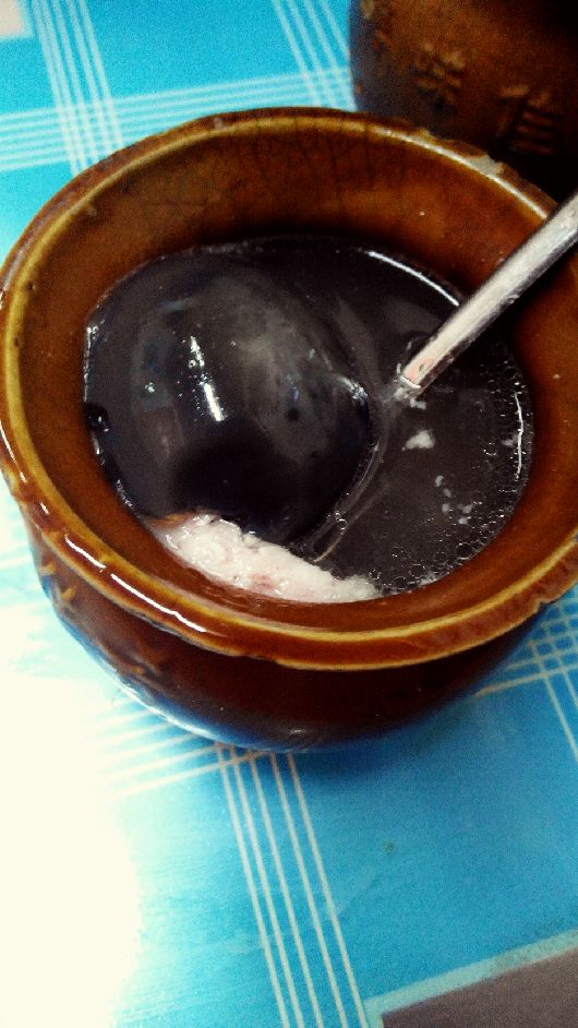 皮蛋肉饼汤