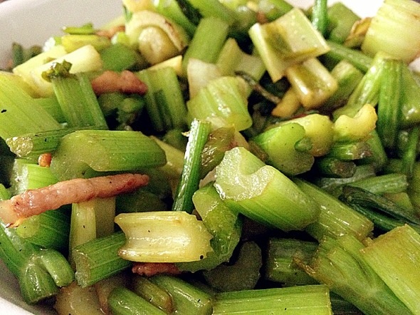 肉炒芹菜