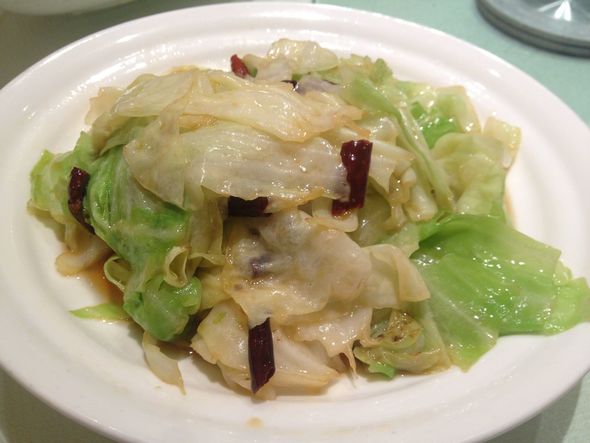 炝炒牛心菜