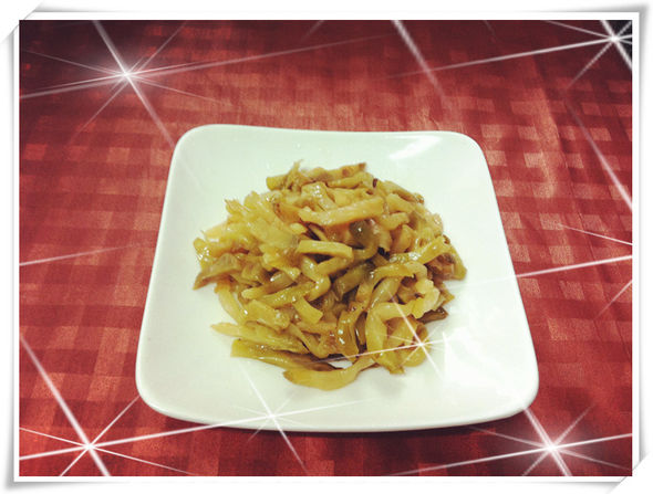 清炒榨菜丝