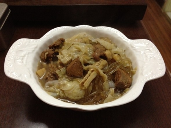 猪肉白菜炖粉条