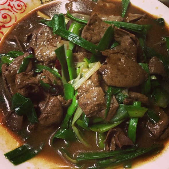 大蒜炒羊肝
