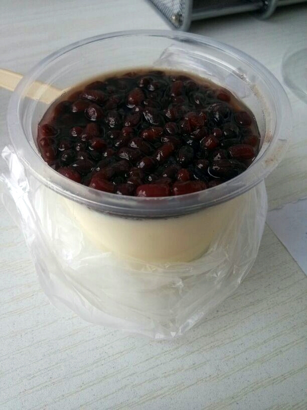 红豆双皮奶