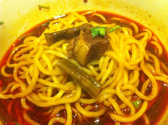 牛肉竹笋面