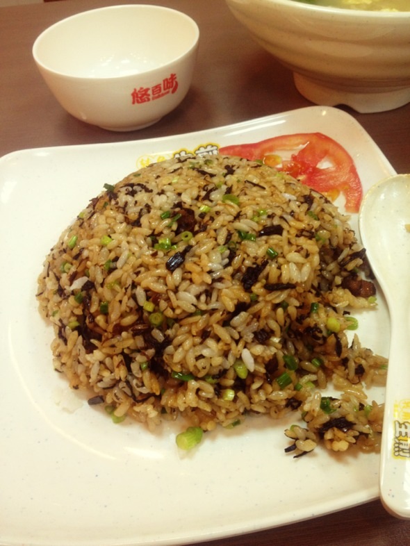 肉丁梅干菜炒饭