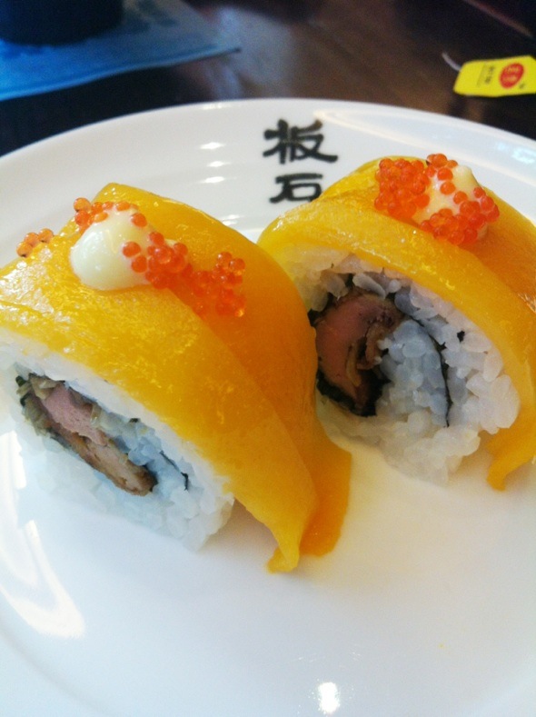 芒果鹅肝寿司